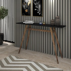 Aparador Buffet Preto Apaluza Moderno Sala De Jantar