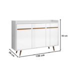 Aparador Buffet Quartzo Branco – Bechara Móveis