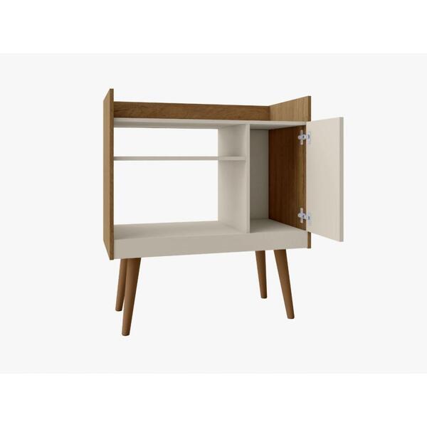 Aparador Buffet Retrô 1 Porta Do Café Cinamomo / Off White