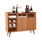 Aparador Buffet Retrô 2 Portas 4 Prateleiras Life Giga Móveis