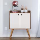 Aparador Buffet Retrô 2 Portas Alexa- Freijó / Off White - Rp