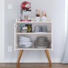 Aparador Buffet Retrô 2 Portas Alexa- Off White - Rpm Móveis