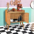 Aparador Buffet Retrô 2 Portas Mel Pérola Gold Primus