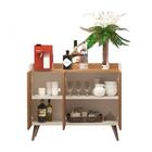 Aparador Buffet Retrô 3 Portas Eternity Off / Freijó