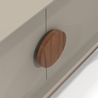 Aparador Buffet Retrô 4 Portas Organizador Balcão Cozinha Gia