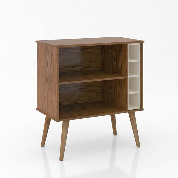 Aparador Buffet Retrô Canto Do Café Cor: Freijó/off White