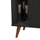 Aparador Buffet Retrô London Porta De Correr Com Adega 6 Nich