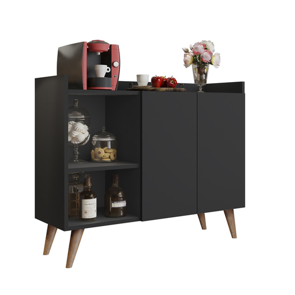 Aparador Buffet Retrô Pés Palito Duas Portas - Galhardo - Pre