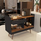 Aparador Buffet Retrô Pés Palito E Divisor De Ambientes Jb 40