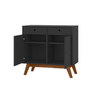 Aparador Buffet Retrô Windsor 90 Preto