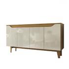 Aparador Buffet Royal 4 Portas Nature/off White - Panorama Mó