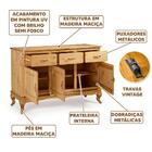 Aparador Buffet Rústico 3 Portas Madeira Maciça 2003 Shop Jm