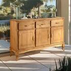 Aparador Buffet Rústico 3 Portas Madeira Maciça 2003 Shop Jm