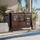 Aparador Buffet Rústico Madeira Maciça Imbuia Shop Jm