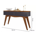 Aparador Buffet Sala De Jantar Isis Frade Movelaria - Matte /