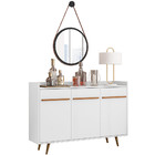 Aparador Buffet Sala De Jantar Moscou Com Espelho Adnet 54 Cm