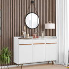 Aparador Buffet Sala De Jantar Moscou Com Espelho Adnet 54 Cm