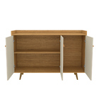 Aparador Buffet Sala De Jantar Retrô Moscou B02 Cinamomo Off