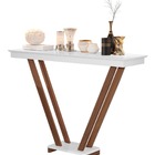 Aparador Buffet Sala Decorativo Pés Em Madeira Supreme