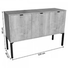 Aparador Buffet Square 3 Portas Branco - Falkk