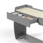 Aparador Buffet Sublime 138 Cinza Off White - Gelius