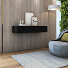 Aparador Buffet Suspenso 2 Gavetas Bancada Eros 90cm Luxo Pre