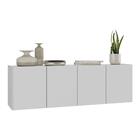 Aparador Buffet Suspenso 4 Portas Multimóveis Mp8002