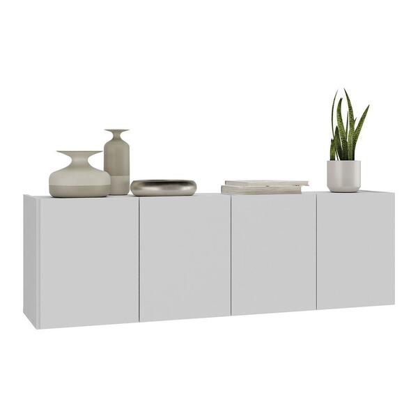 Aparador Buffet Suspenso 4 Portas Multimóveis Mp8002