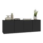 Aparador Buffet Suspenso 4 Portas Multimóveis Mp8002