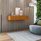 Aparador Buffet Suspenso Parede Pequeno Corredor Sala 90cm Na