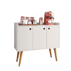 Aparador Buffet Wood Prime 3 Portas Cantinho Café Prateleira