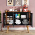 Aparador Buffet Wood Prime 3 Portas Cantinho Café Prateleira