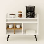 Aparador Buffet Zeus Branco Para Cantinho Do Café E Mesa Bar