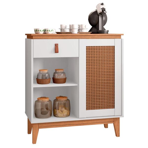 Aparador Café 1 Gaveta Vietnã Branco Noce