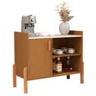 Aparador Café 1 Porta Nápoles Cedro Off White