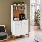 Aparador Café 2 Portas E 2 Gavetas Durbin Branco Cedro