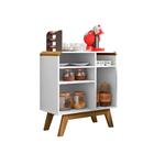 Aparador Café Bar Sala Granite Pes Em Madeira Maciça