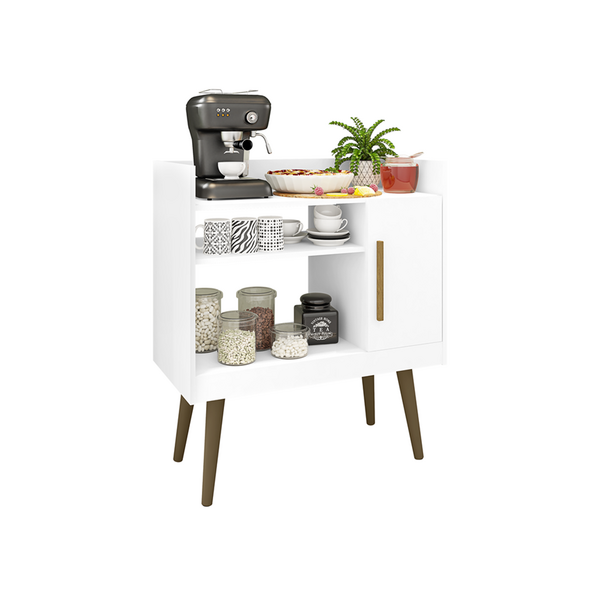 Aparador Café Branco Ii - Bechara Móveis