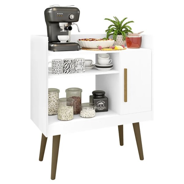 Aparador Café Branco Ii - Bechara Móveis