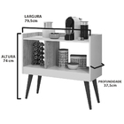 Aparador Café Luanda - Amarelo - Rpm Móveis