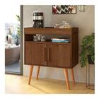 Aparador Café Shot Com Portas Pés Em Madeira Pinus Canela