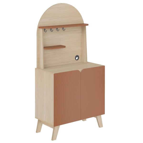 Aparador Cantinho Cafe 2 Portas 80 Cm 4 Arly