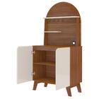 Aparador Cantinho Cafe 2 Portas 80 Cm 4 Arly