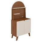 Aparador Cantinho Cafe 2 Portas 80 Cm 4 Arly