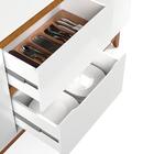 Aparador Cantinho Do Café 2 Portas 2 Gavetas Branco Freijó Fl