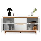 Aparador Cantinho Do Café 2 Portas 2 Gavetas Branco Freijó Fl