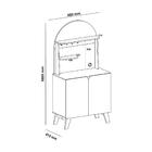 Aparador Cantinho Do Café 2 Portas Retrô Multimóveis Cr50079