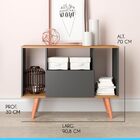 Aparador Cantinho Do Café 90cm Pé Palito Mdp Cinza Carvalho 0