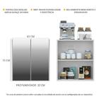 Aparador Cantinho Do Café Com Espelho 2 Portas Multimóveis Br