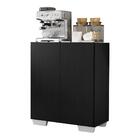 Aparador Cantinho Do Café Com Pés Quadrados E 2 Portas Multim